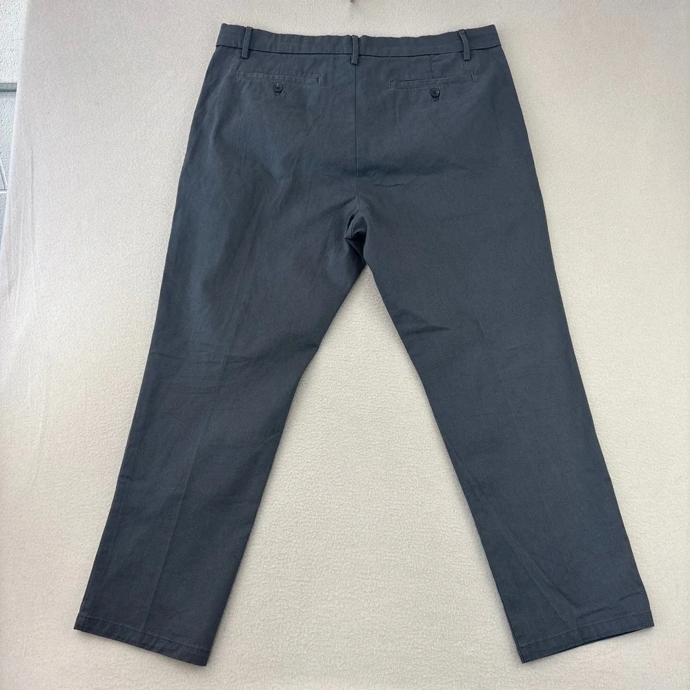 Banana‎ Republic Chino Pants Mens 38x29 Gray Casual Stretch Cotton Twill Office